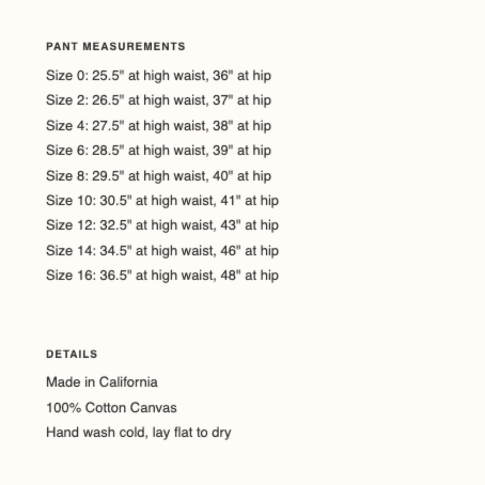 Jesse Kamm Wide Leg Crop Sailor Pants Salt White - Picture 12 of 12